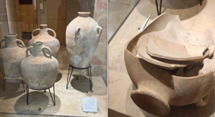 Child accidentally smashes 3,500-year-old museum vase rated for 'impressive' condition